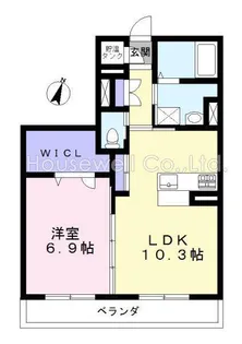 ラディーチェ D棟【2階】の間取り