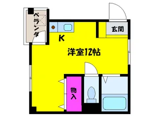 アーバンハイツ【2階】の間取り