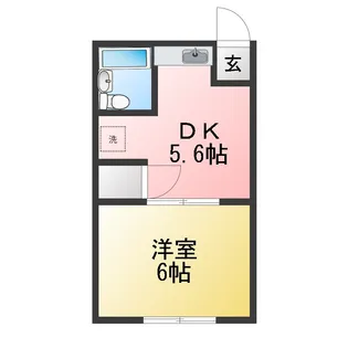 ジュエン若木【2階】の間取り