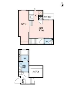 CB鳥栖アイナ【1階】の間取り