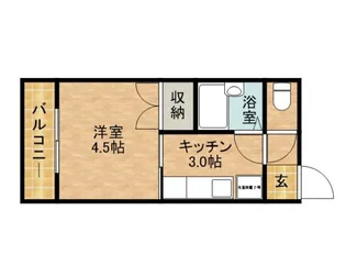 グリーンプラザ八木【3階】の間取り