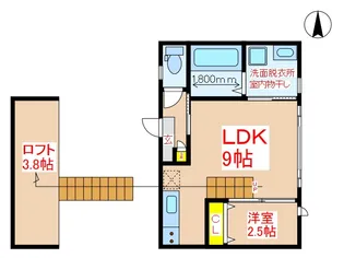 BRANZ-CITY【1階】の間取り