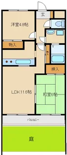 メゾンドリーム【1階】の間取り