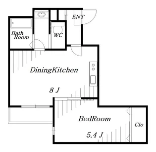 レジデンス千葉新宿【1階】の間取り