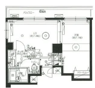 ファーストシーン両国レジデンス【9階】の間取り