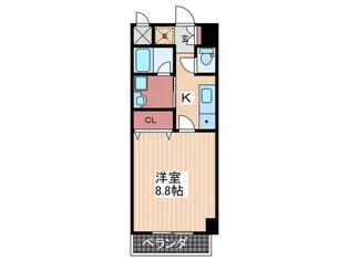 estbrickkokusaidaimae【3階】の間取り