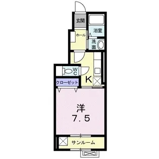 クラッシィ・α【1階】の間取り