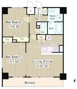 アフィニス【3階】の間取り