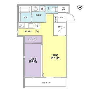 メゾン・プリムヴェール【3階】の間取り