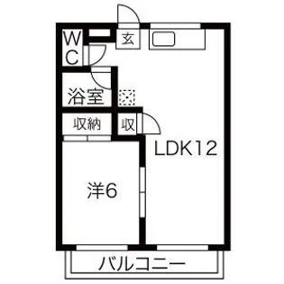 アネックス【2階】の間取り