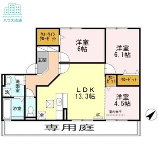 ウィルウィンド【1階】の間取り