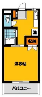 アパートパルテンツァ【2階】の間取り