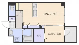 Iris吉見園【3階】の間取り