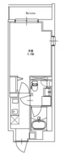 JU RUY ICHIGAYA DAIMACHI【5階】の間取り