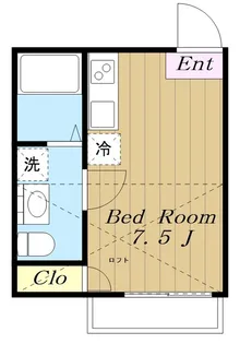 プレミアムコート長津田【1階】の間取り