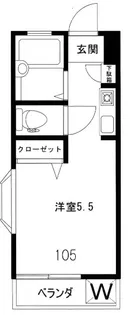 東陽シャレー武蔵小山【1階】の間取り
