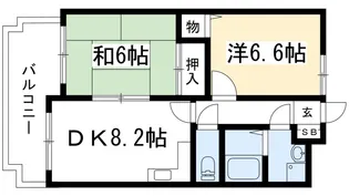 エーデル宝ヶ池【3階】の間取り