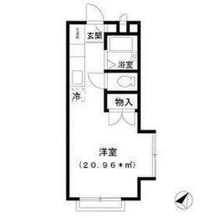晴空萬里【1階】の間取り