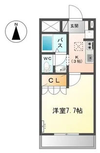 レシェンテV【1階】の間取り