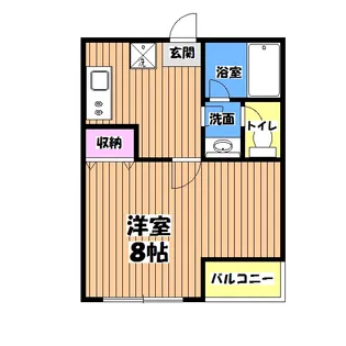 プレジデンシャル立川【1階】の間取り