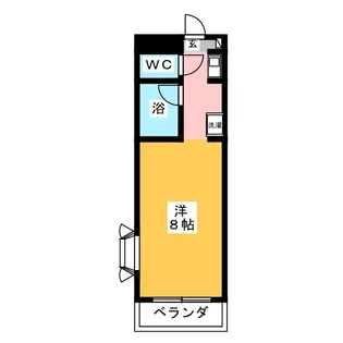 下ノ根グラスワン【1階】の間取り