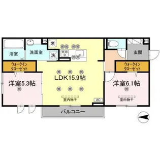 ドリーム大町【3階】の間取り