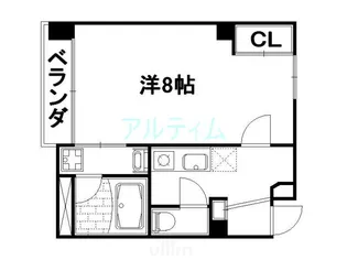 CROSS.BLD【5階】の間取り