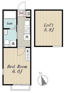 マピエス五月台【1階】の間取り