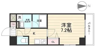 AZEST川崎大師II【7階】の間取り