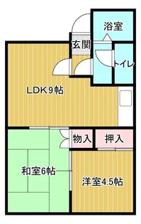第二さくらハイム【3階】の間取り