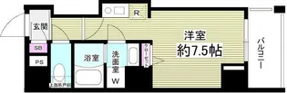 GLANZ門前仲町【3階】の間取り