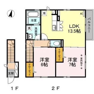 ibis【2階】の間取り