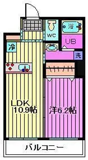 スバルレジデンス北浦和【2階】の間取り