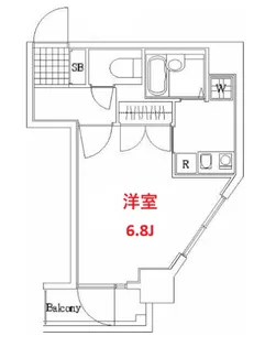 ヴェローナ品川中延【9階】の間取り