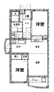 グランリヴェール【3階】の間取り