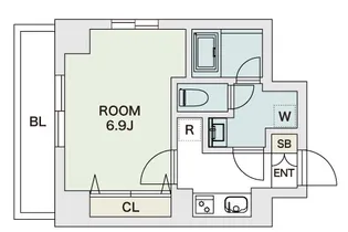 Ys KAGURAZAKA【2階】の間取り