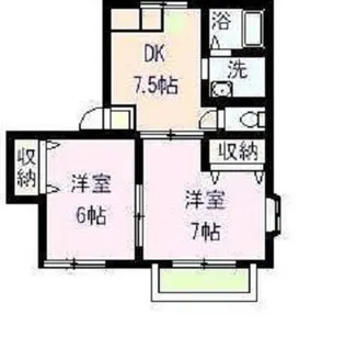 美園Kハイツ【2階】の間取り