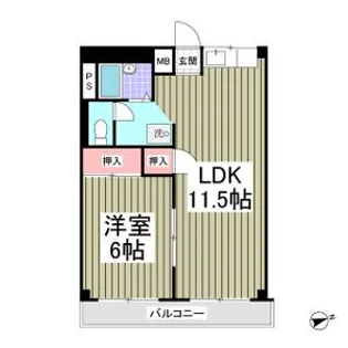 EPOCH HOUSE銀嶺【1階】の間取り