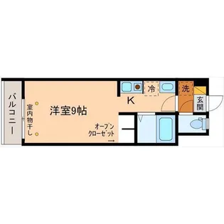 プラシード広岡【4階】の間取り