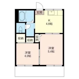 チェリーハイム【1階】の間取り