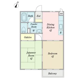 メゾン松倫閣【2階】の間取り