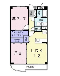 アヴァンティ【1階】の間取り