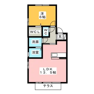 アンシャンテ.II【1階】の間取り