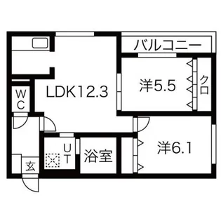 BARRACUDA【2階】の間取り