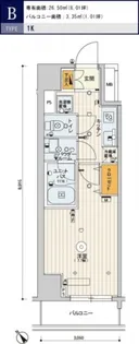スカイコートパレス新大塚【5階】の間取り