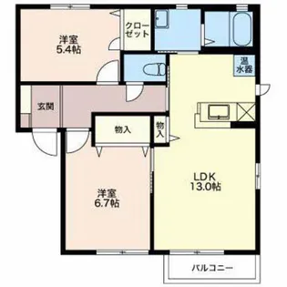 シャーメゾン029【1階】の間取り
