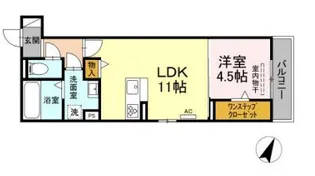 エクイティ高西【2階】の間取り