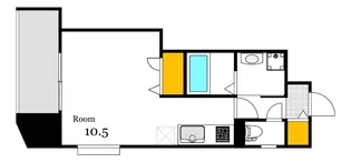 アーバンルーム平和大通り【8階】の間取り