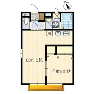 Vida Calmada【1階】の間取り