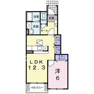 ma maisonA【1階】の間取り